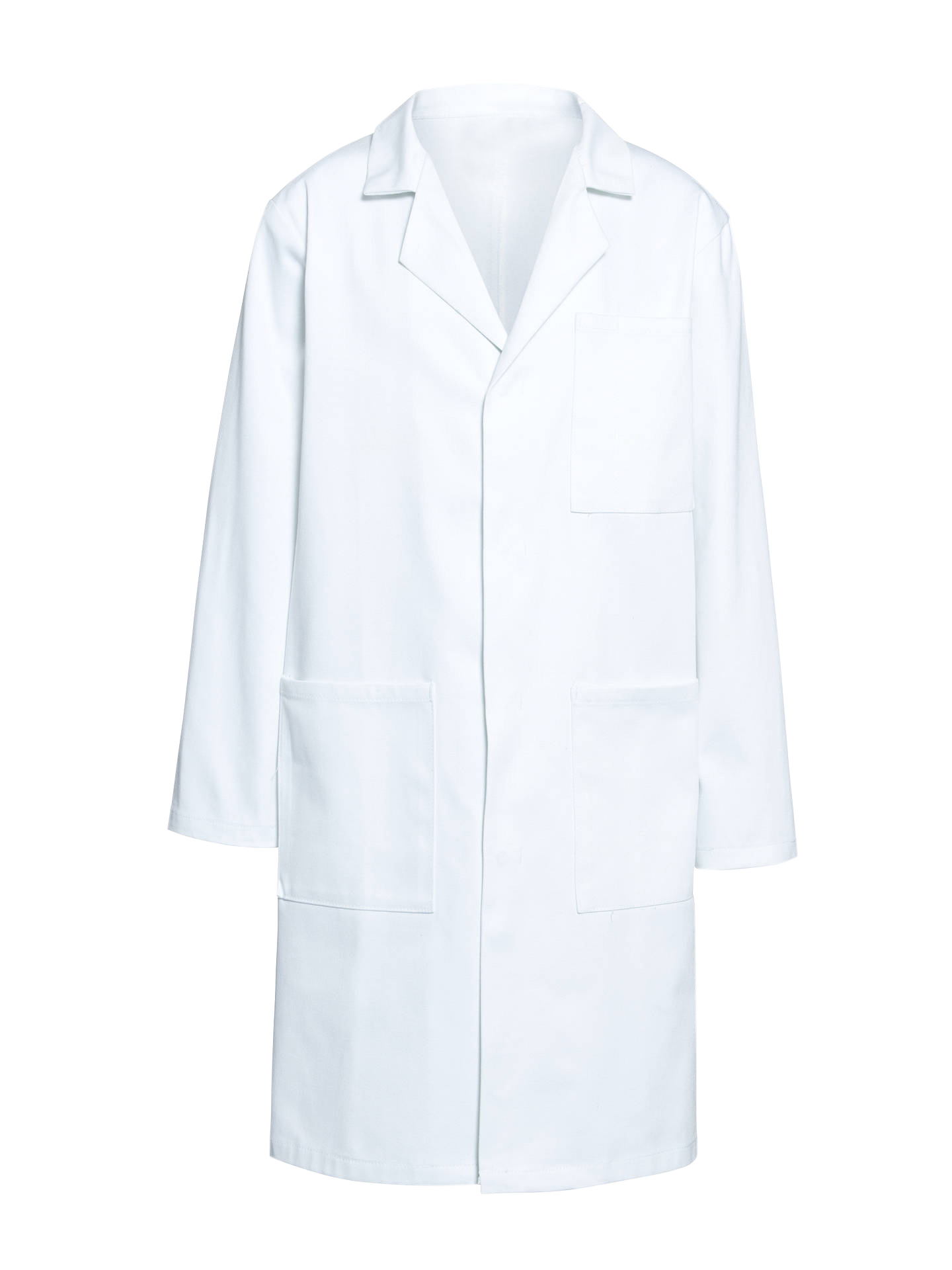 100 percent cotton lab coat